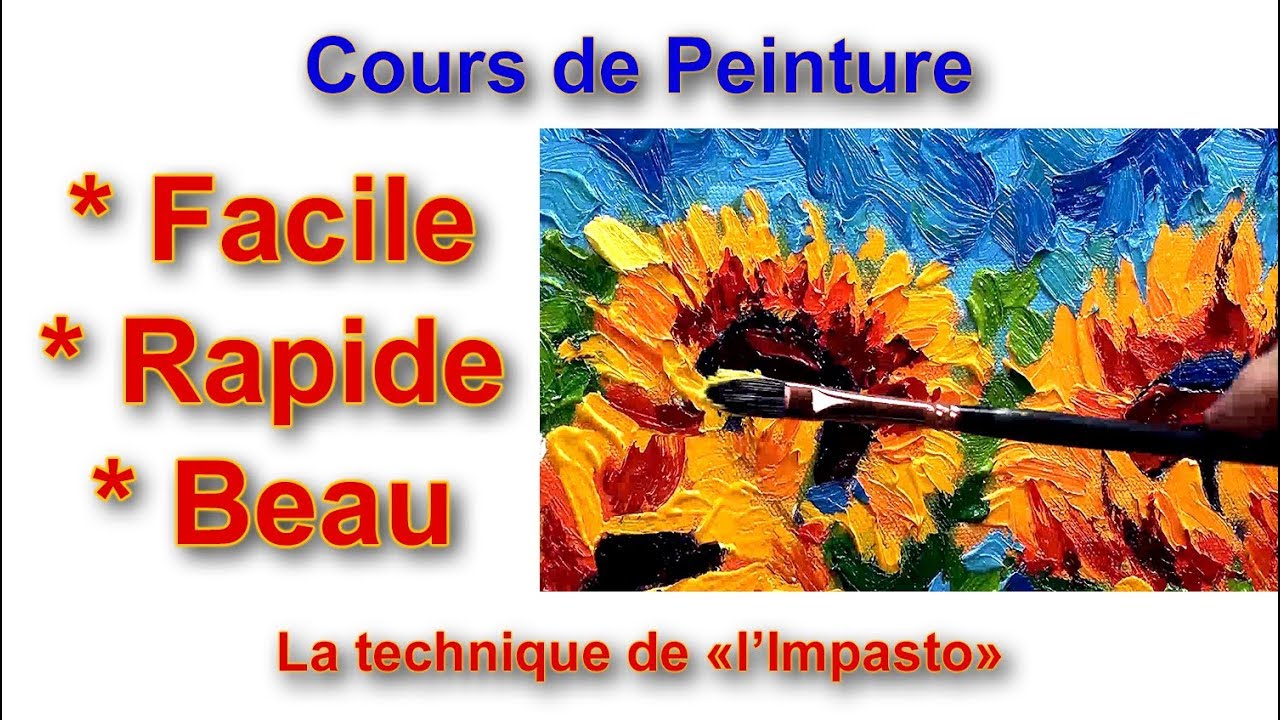 Comment Apprendre A Peindre Des Tableaux Comment peindre un tableau avec la technique de L’Impasto en peinture à